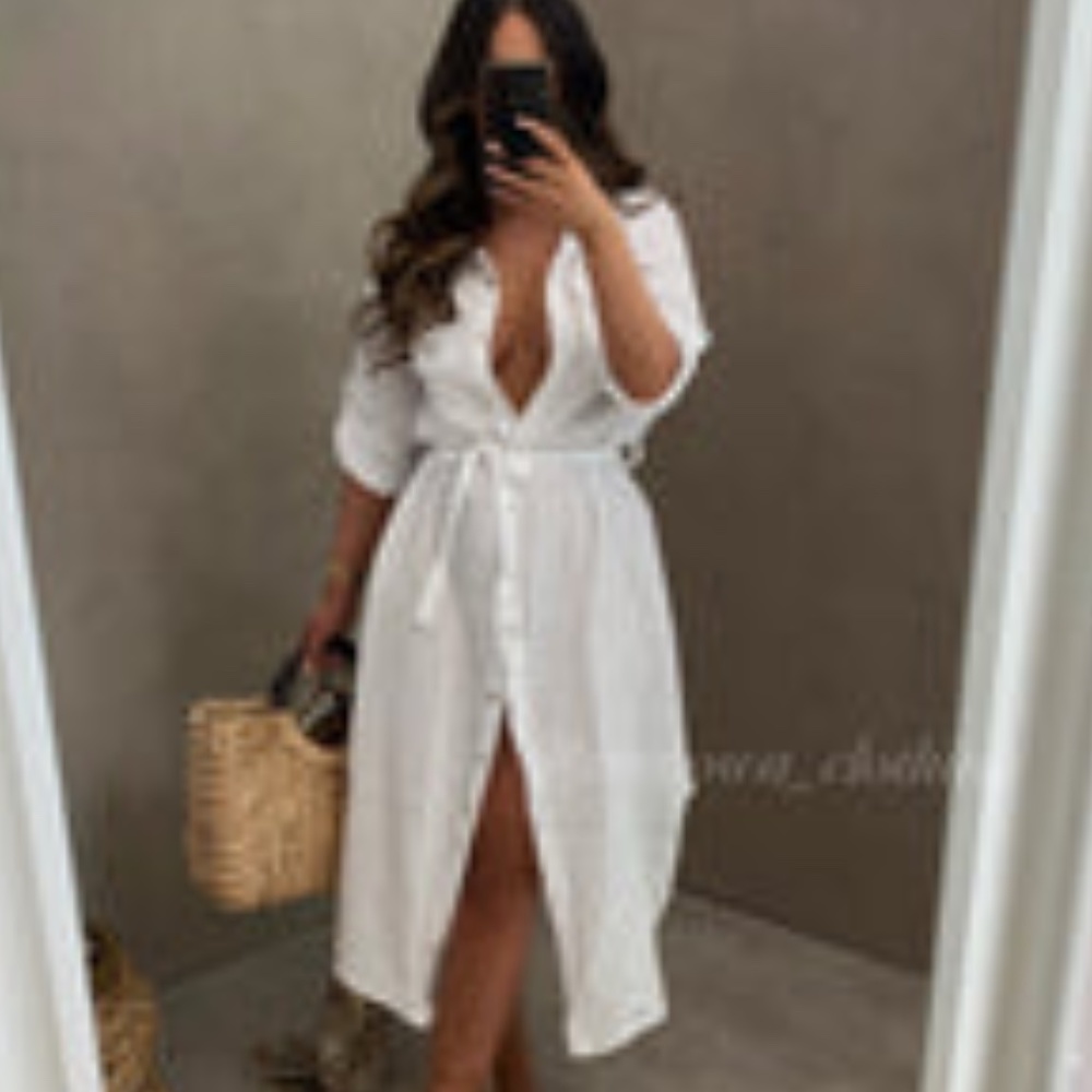 DIVA MIDI SHIRT DRESS